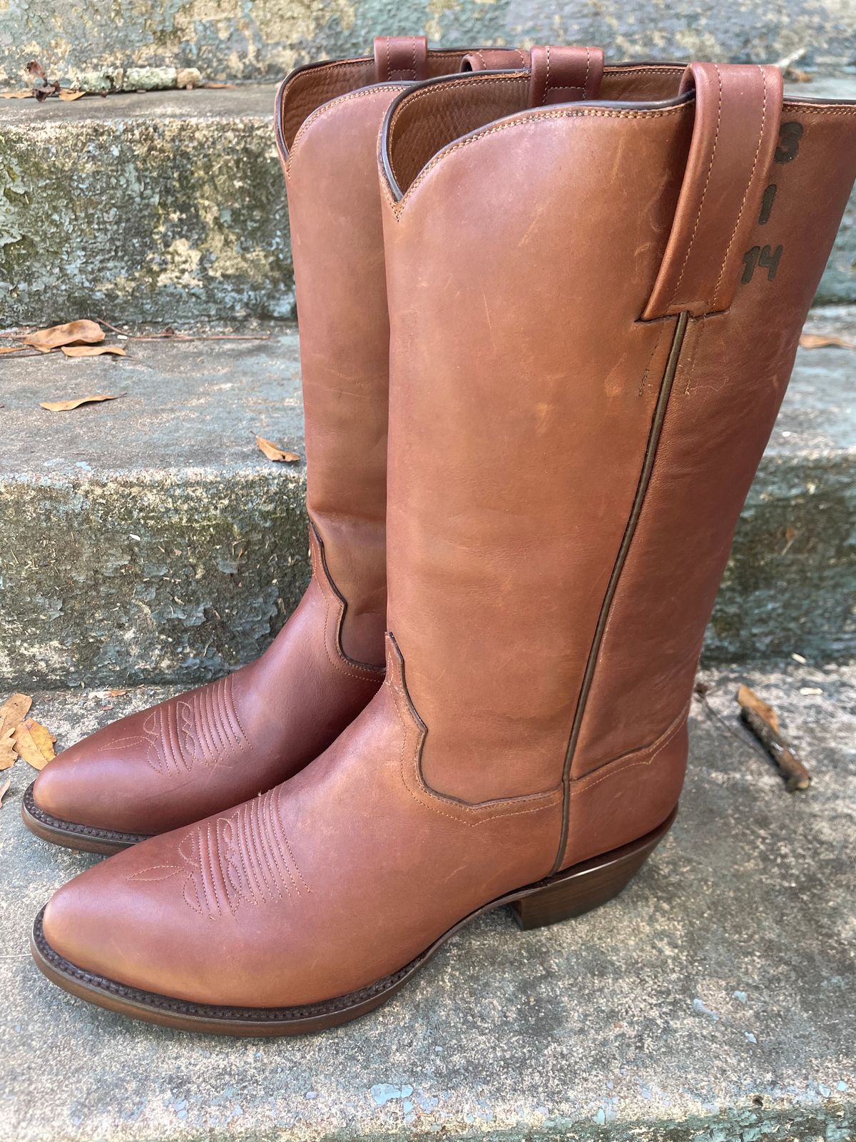 Photo by csburkhalter on October 11, 2024 of the Kemo Sabe Grit (JB Hill) Brandable Cowboy Boot in Chocolate Ranch Hand.