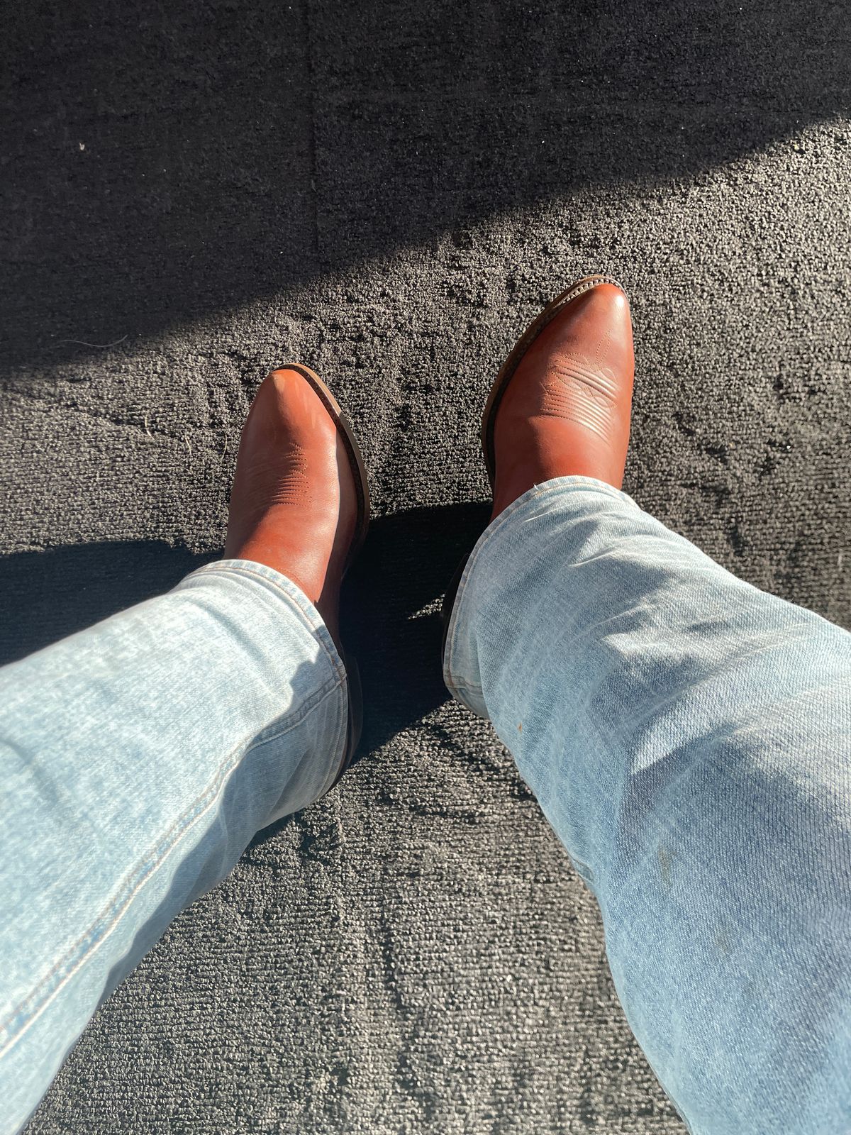 Photo by csburkhalter on October 20, 2024 of the Kemo Sabe Grit (JB Hill) Brandable Cowboy Boot in Chocolate Ranch Hand.