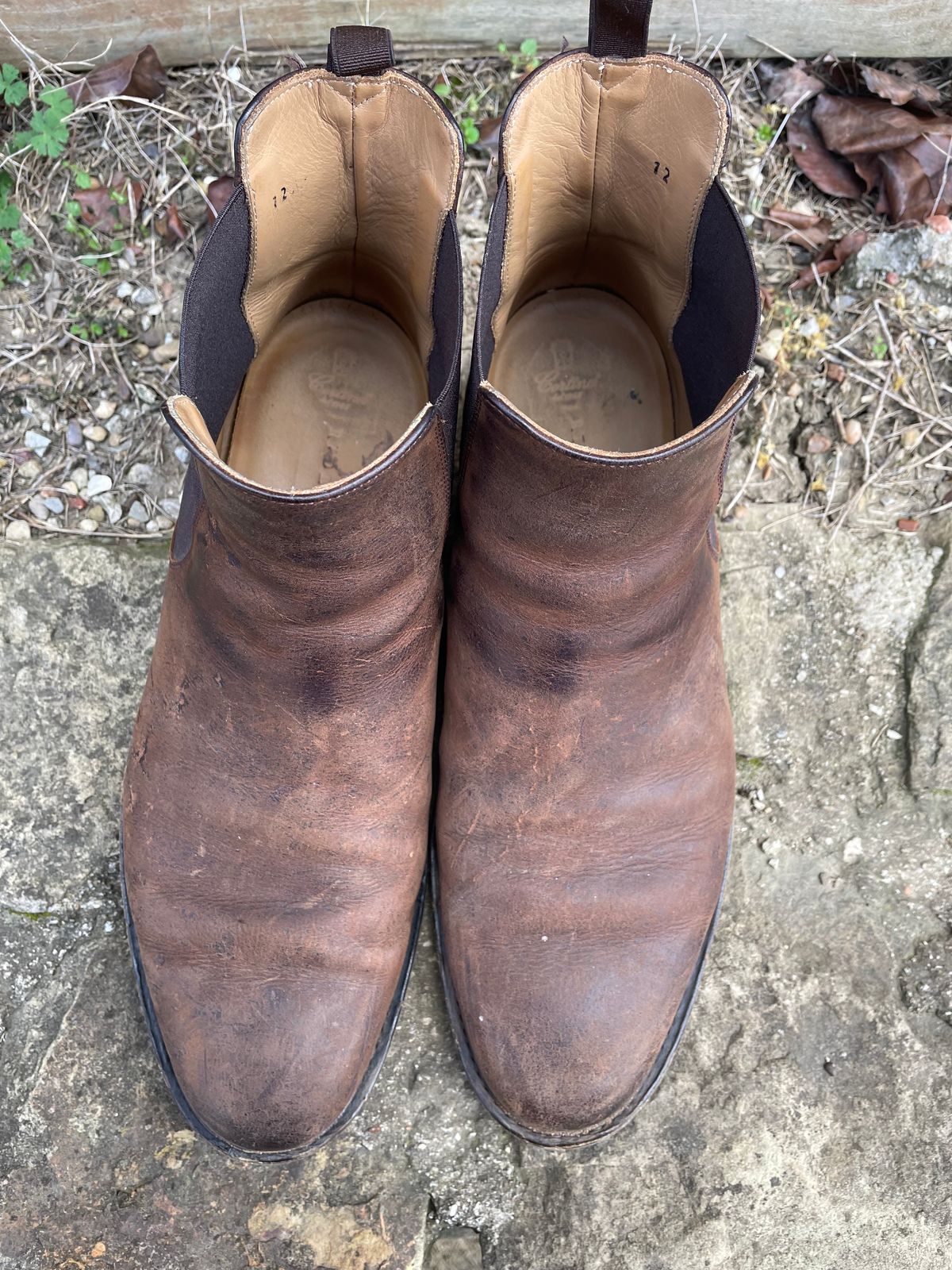 Photo by csburkhalter on January 3, 2023 of the Rider Boot Co. Fritz in C.F. Stead Snuff Waxed Kudu.