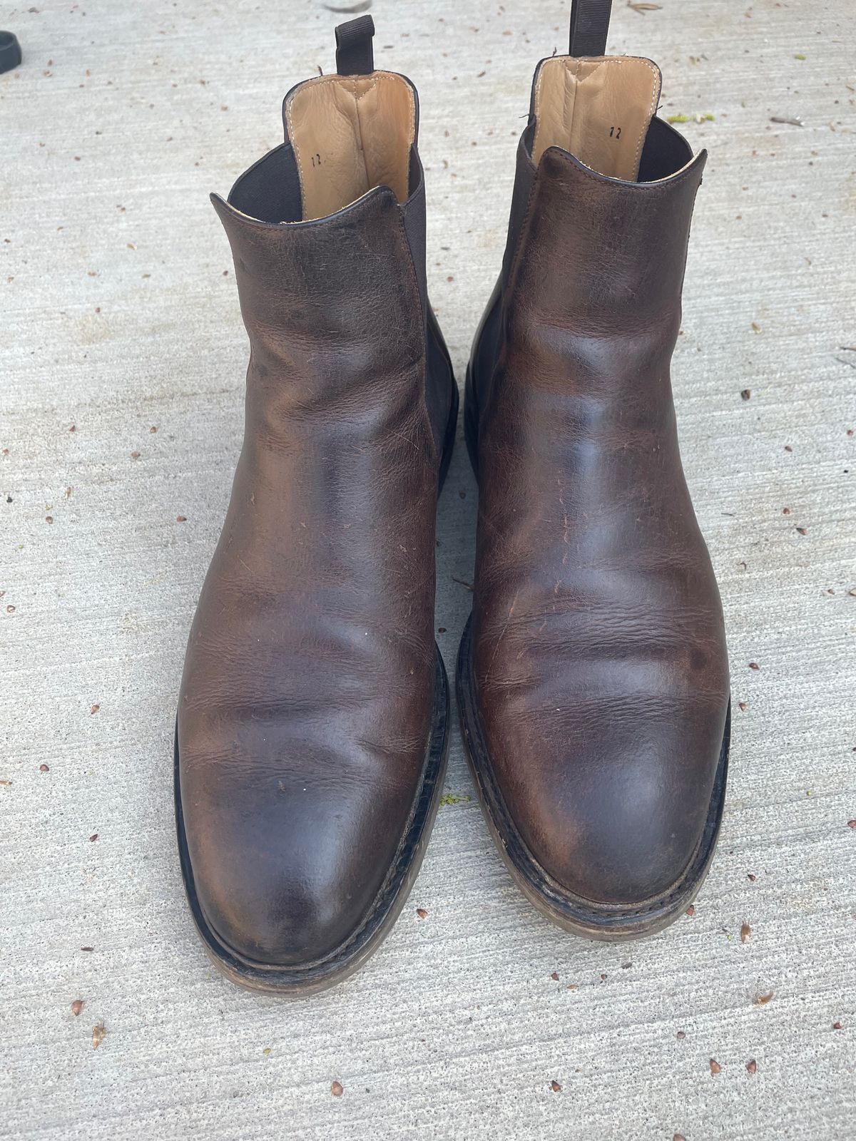 Photo by csburkhalter on March 3, 2023 of the Rider Boot Co. Fritz in C.F. Stead Snuff Waxed Kudu.
