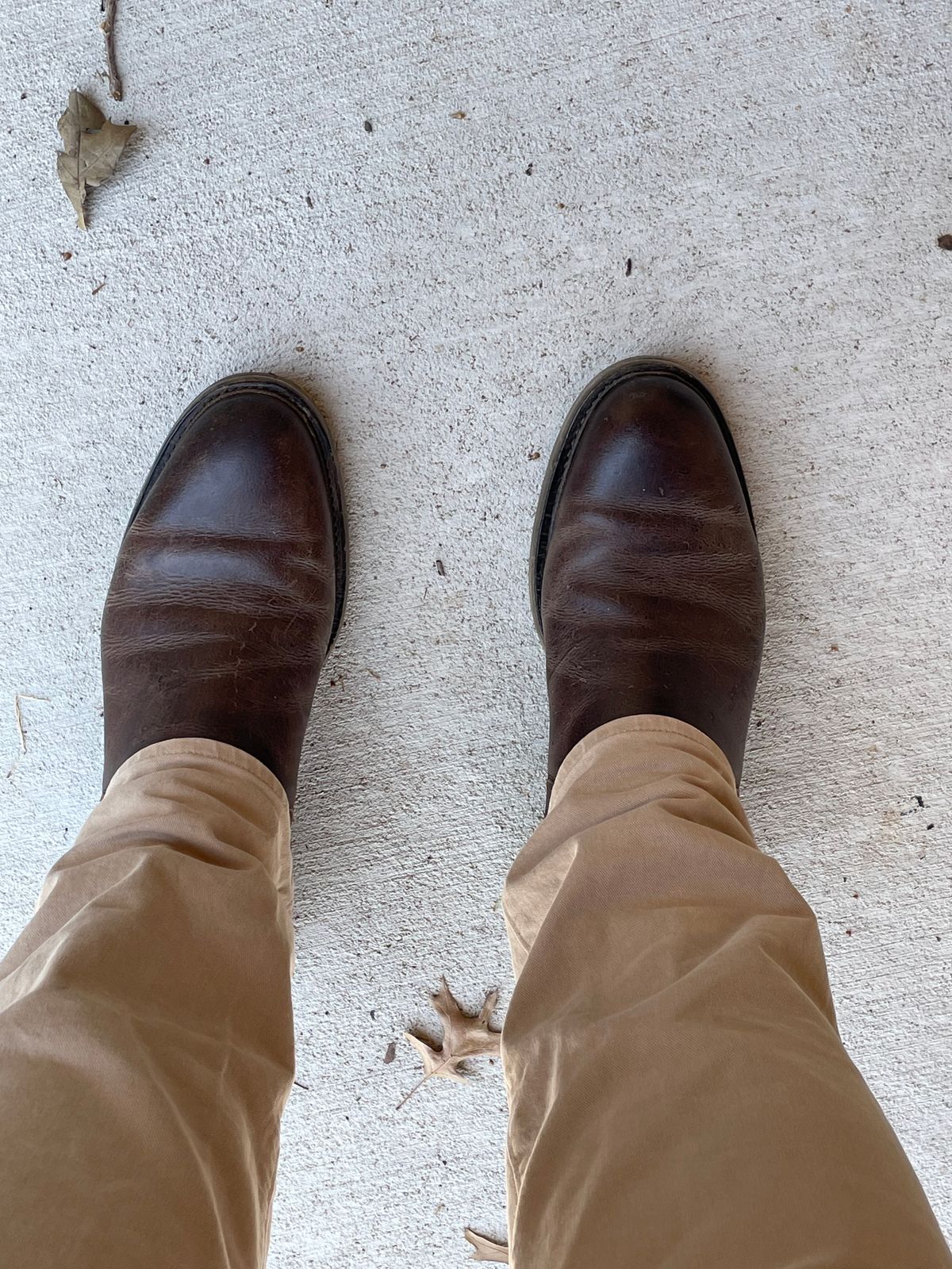 Photo by csburkhalter on March 3, 2023 of the Rider Boot Co. Fritz in C.F. Stead Snuff Waxed Kudu.