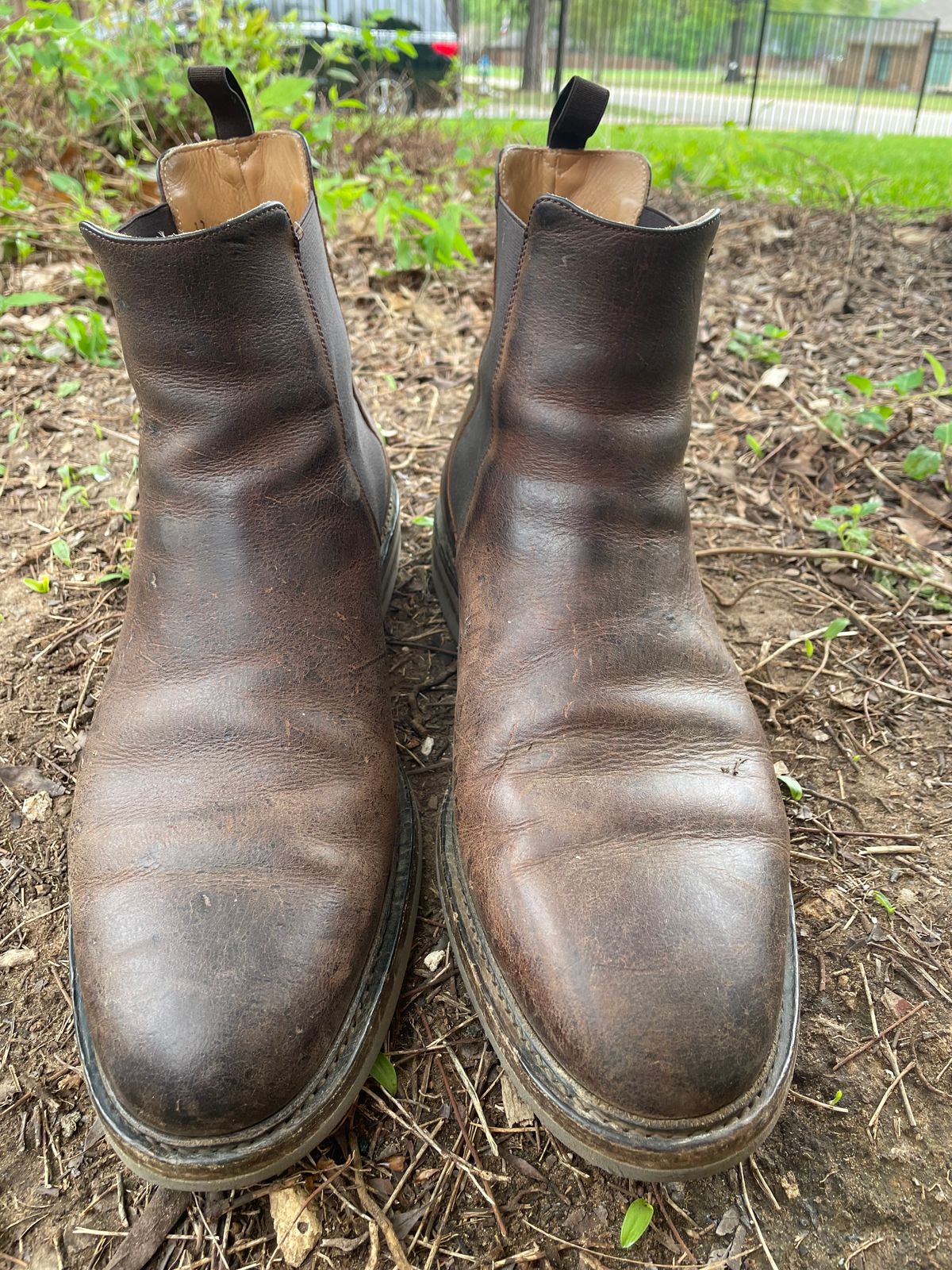 Photo by csburkhalter on April 4, 2023 of the Rider Boot Co. Fritz in C.F. Stead Snuff Waxed Kudu.