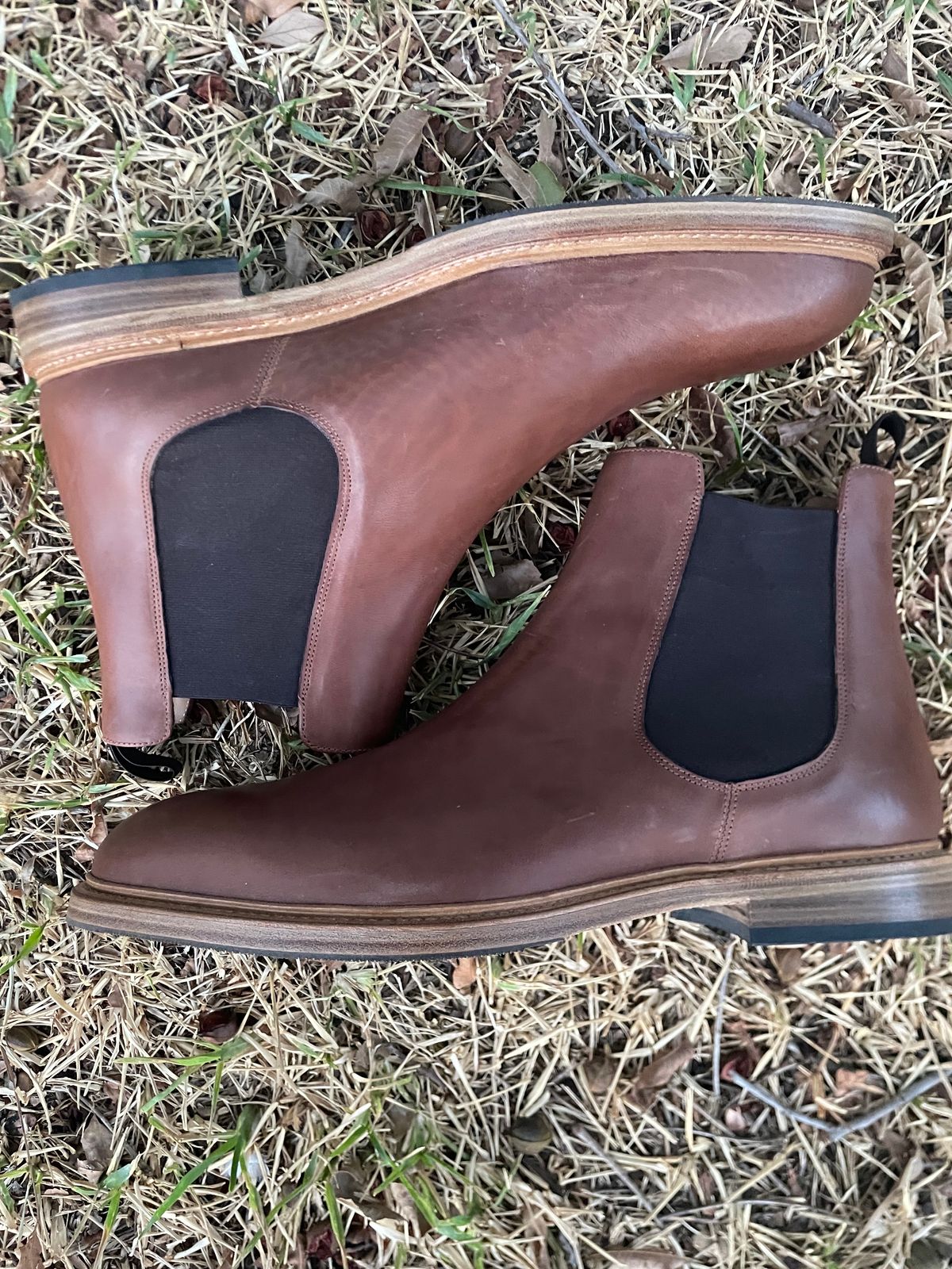 Photo by csburkhalter on October 3, 2023 of the Rider Boot Co. Fritz in Maryam Toscanello Horsebutt.