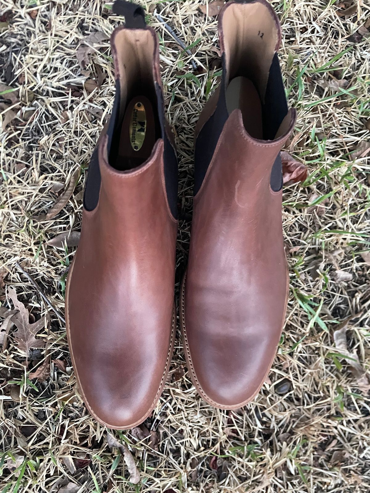 Photo by csburkhalter on October 3, 2023 of the Rider Boot Co. Fritz in Maryam Toscanello Horsebutt.