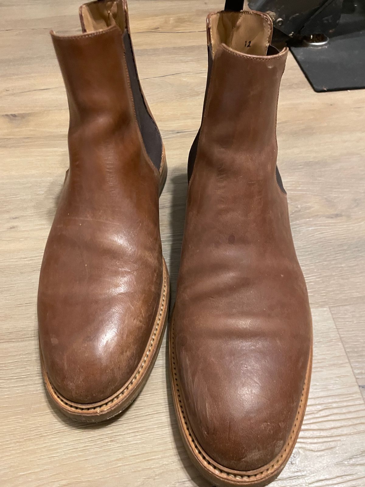 Photo by csburkhalter on November 9, 2023 of the Rider Boot Co. Fritz in Maryam Toscanello Horsebutt.