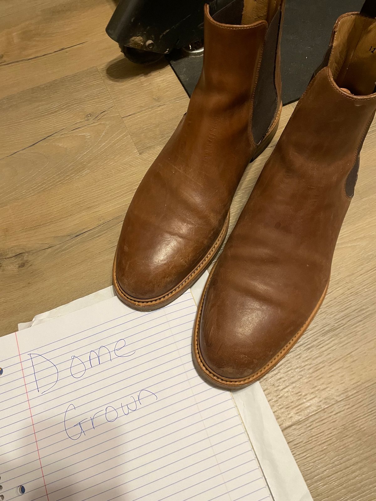 Photo by csburkhalter on November 9, 2023 of the Rider Boot Co. Fritz in Maryam Toscanello Horsebutt.
