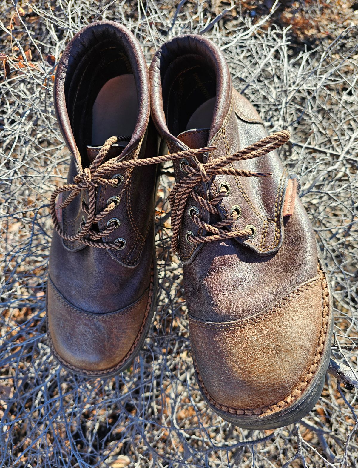 Photo by AlabamaBlacksmith on February 5, 2024 of the Westley Richards Courtney Boots Trackers in Courtney African Cape.