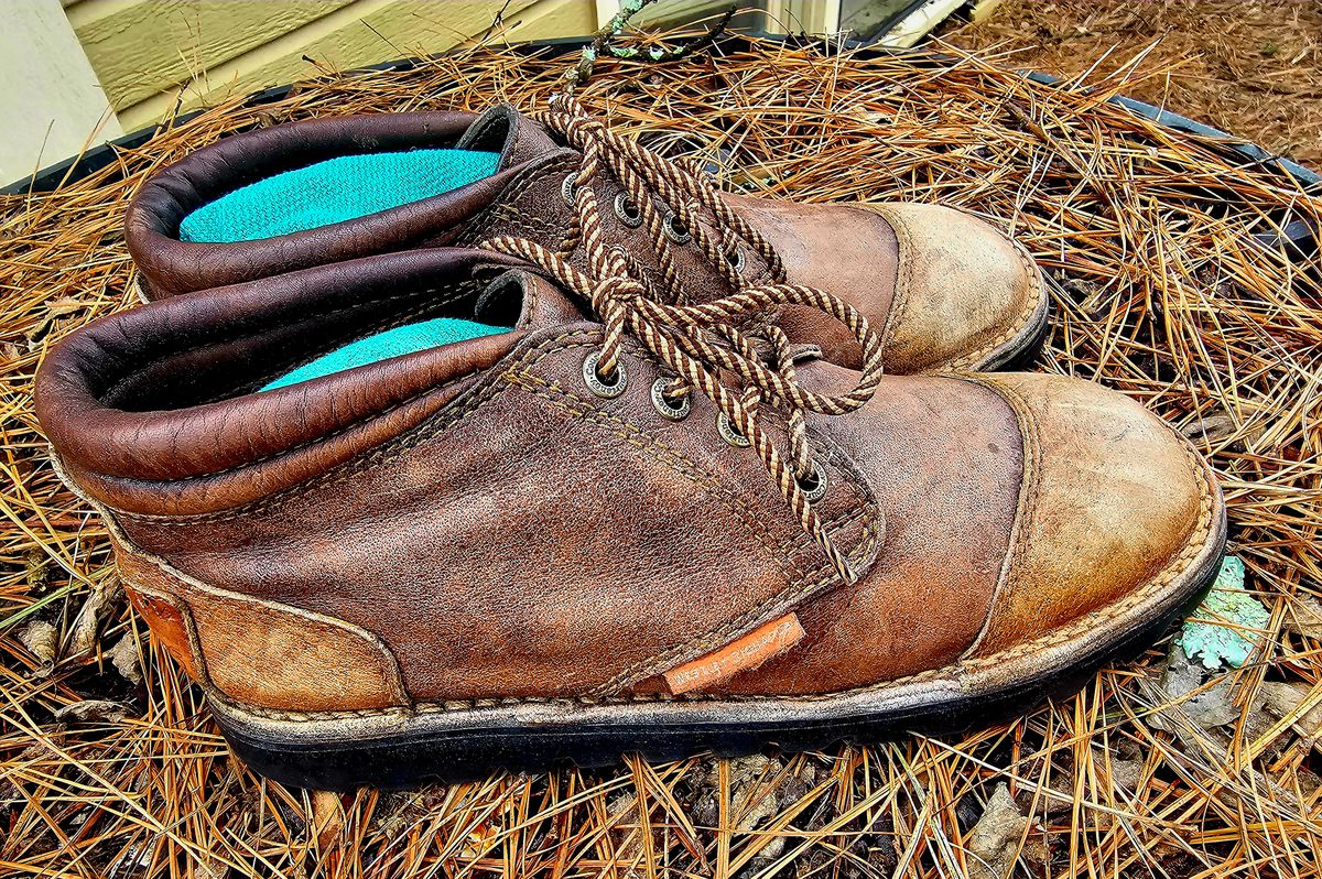 Photo by AlabamaBlacksmith on March 3, 2024 of the Westley Richards Courtney Boots Trackers in Courtney African Cape.