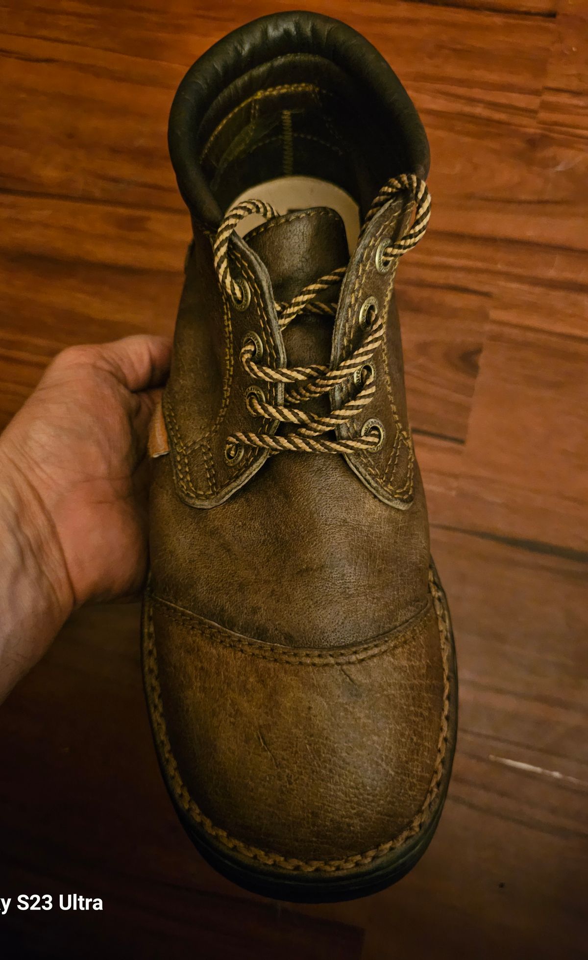 Photo by AlabamaBlacksmith on March 19, 2024 of the Westley Richards Courtney Boots Trackers in Courtney African Cape.