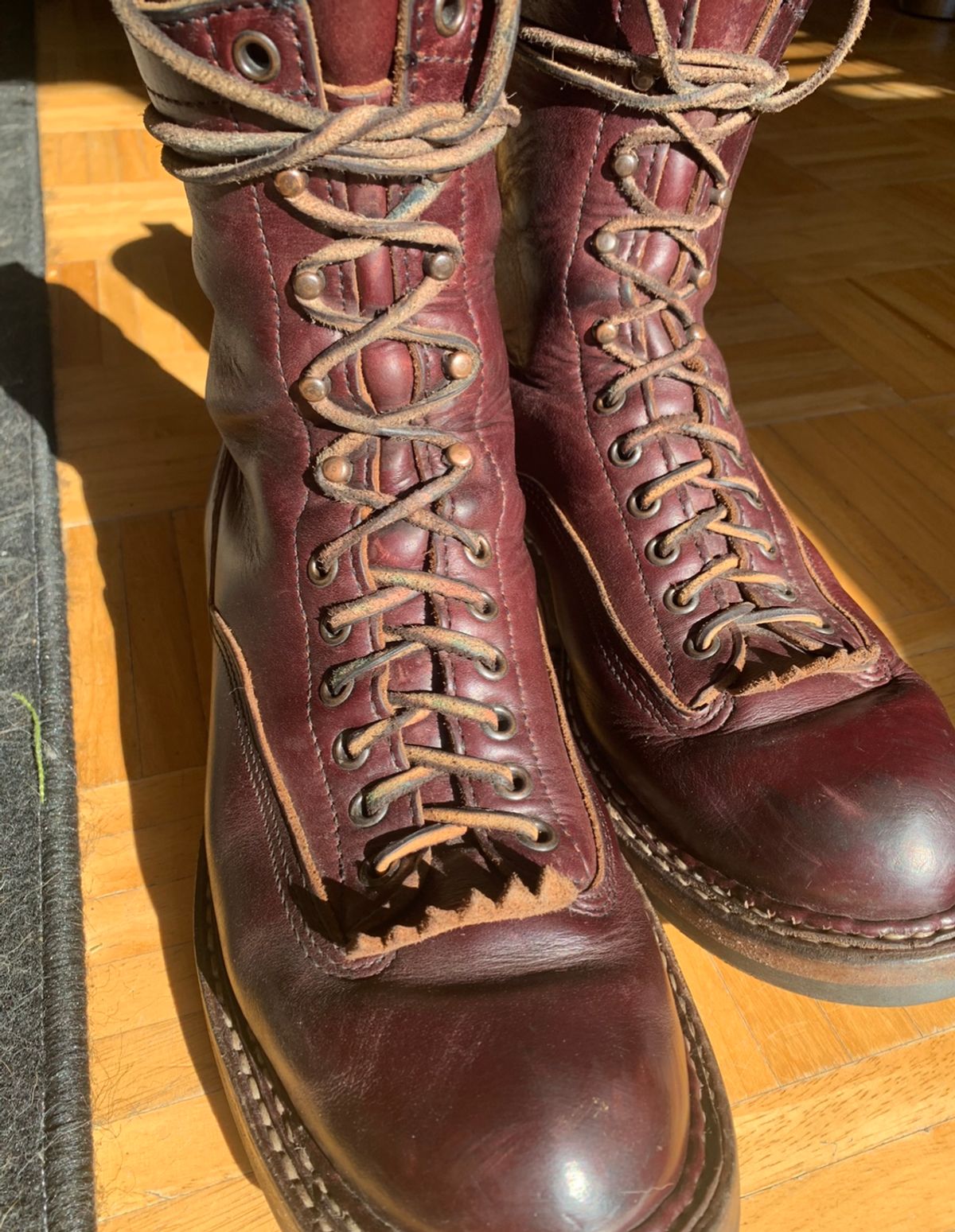 Photo by brooklyn_bb on September 28, 2020 of the White's Bounty Hunter in Horween Color 8 Chromexcel.