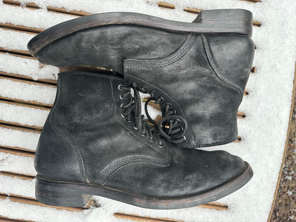 Photo by brooklyn_bb on February 1, 2023 of the Santalum Service Boot in C.F. Stead Black Kudu Reverse.