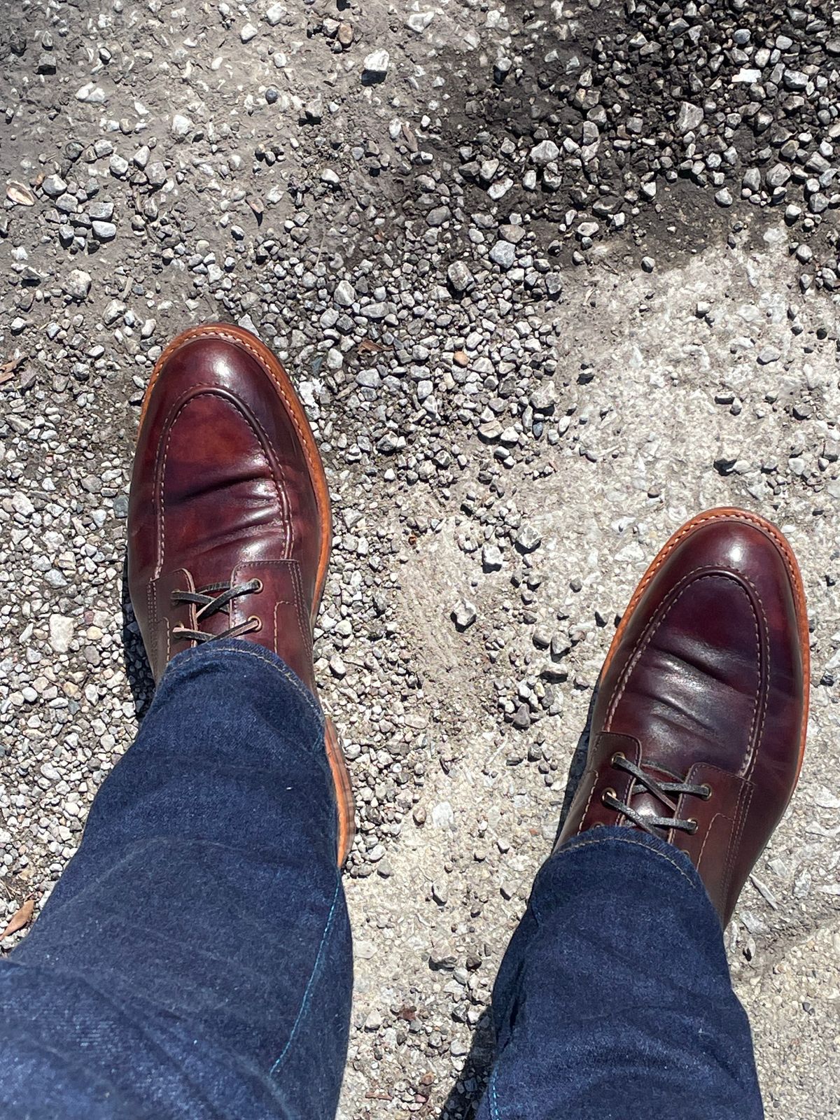 Photo by ohheyboots on April 5, 2024 of the Blkbrd Shoemaker Custom Fred Boot in Zonta Museum Calf.
