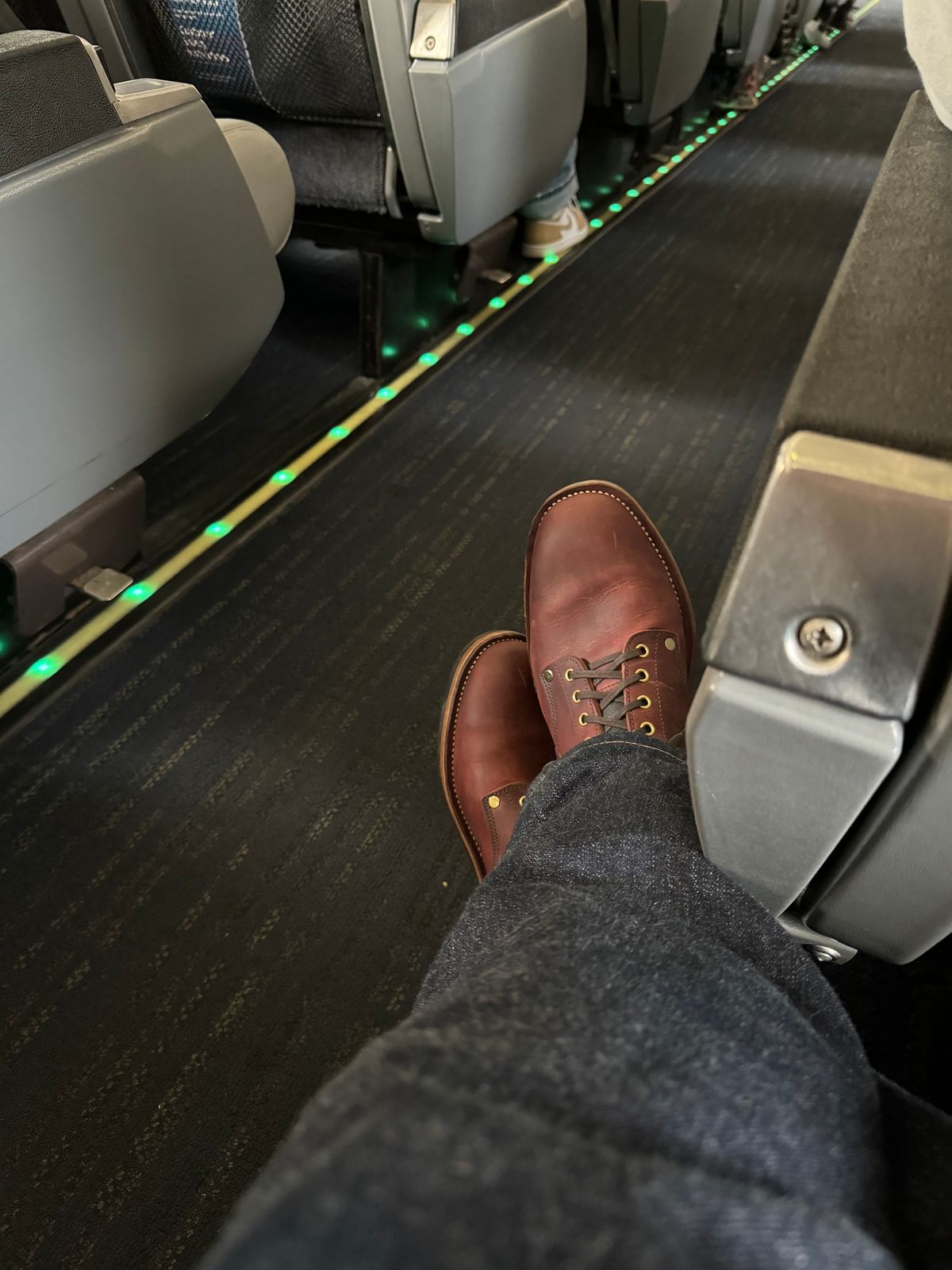 Photo by endlessmike on November 2, 2023 of the NF Bootmaker Fritz Boot in Tempesti Baku & Horween Tumbled Black Chromexcel.