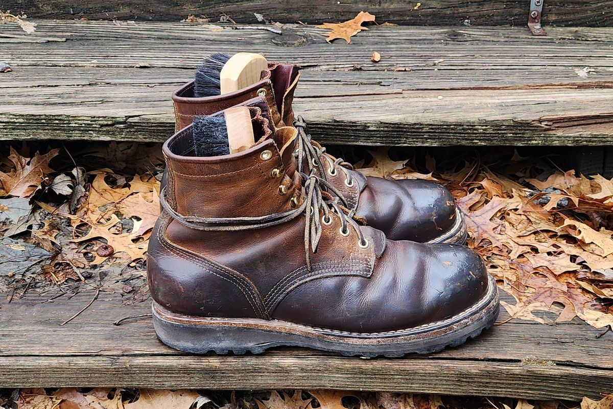 Photo by ImaGoat on February 5, 2024 of the Nicks MTO in Horween Orange Predator.