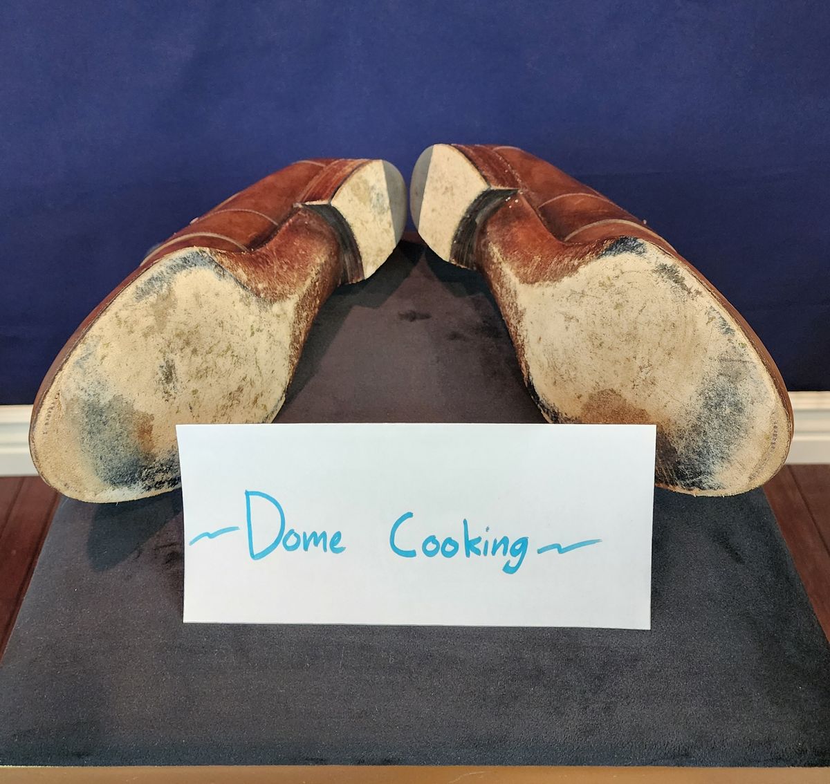 Photo by ImaGoat on November 4, 2025 of the Wayman Bespoke Full Strap Penny Loafer in Gold Brown Museum Calf.