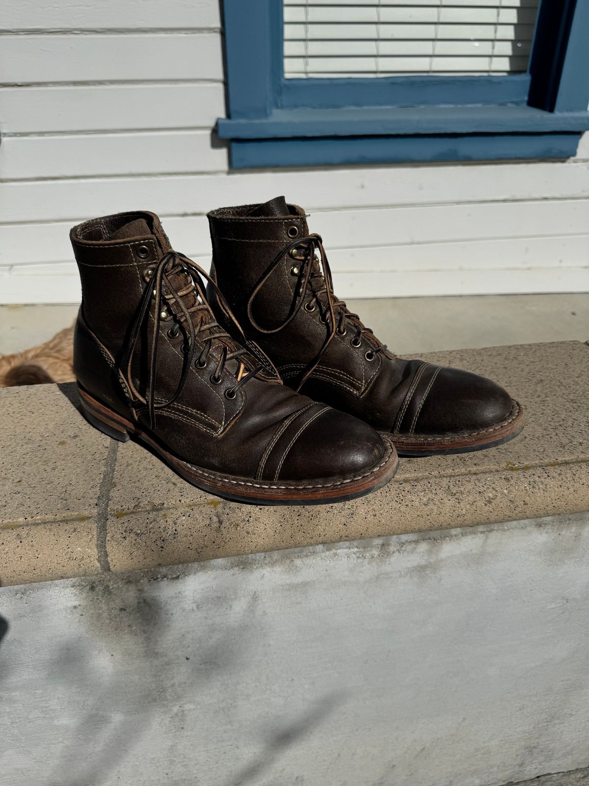 Photo by ridepaso on March 15, 2026 of the White's MP-M1TC in Horween Olive Waxed Flesh.
