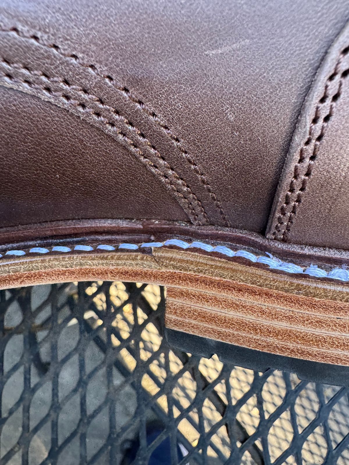 Photo by ridepaso on June 5, 2025 of the Caswell Boot Company Lisbon in Maryam 1071 Horsebutt.