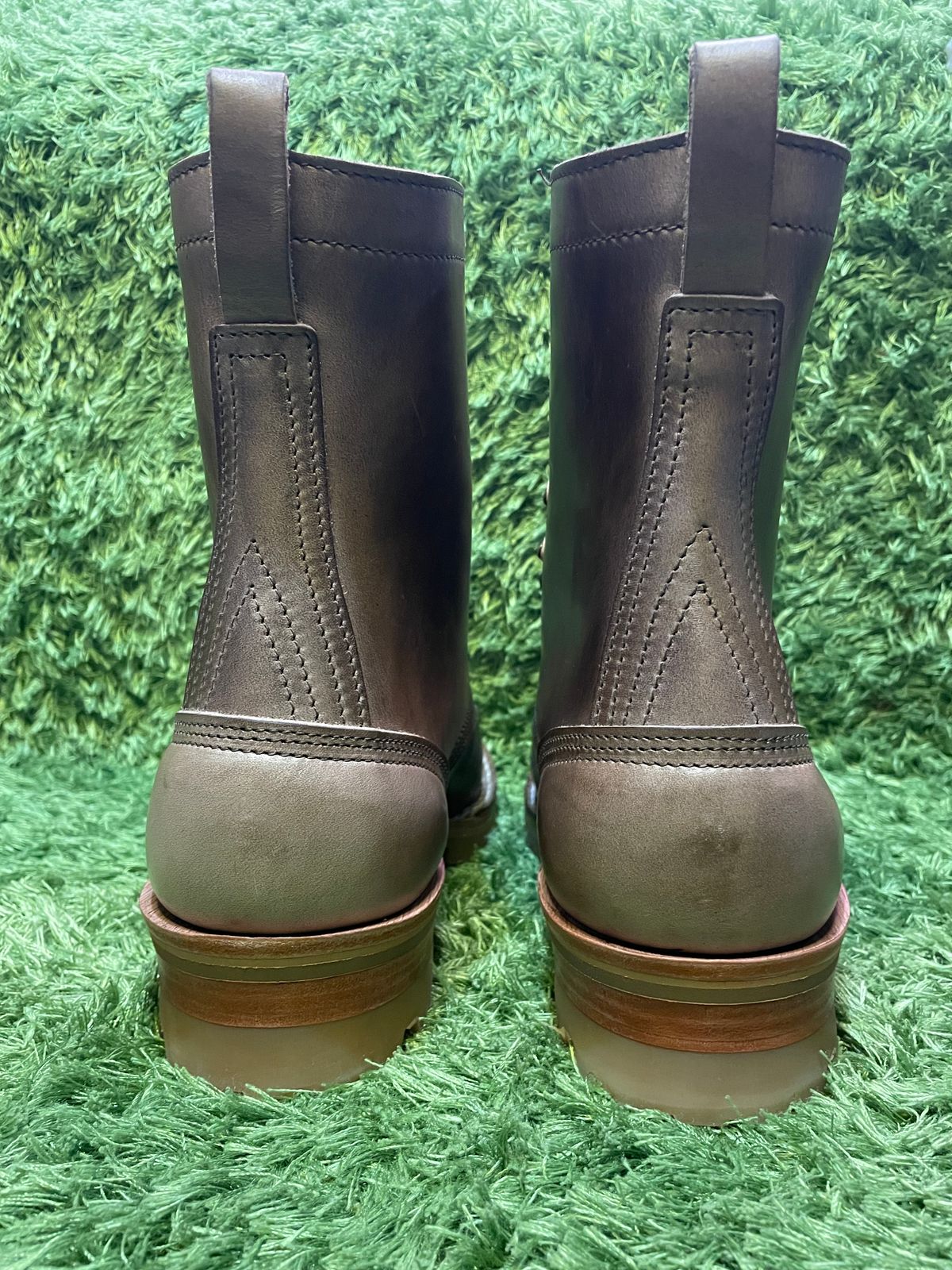 Photo by ungulated on October 1, 2023 of the Nicks Unknown Model in Horween Natural Chromexcel.