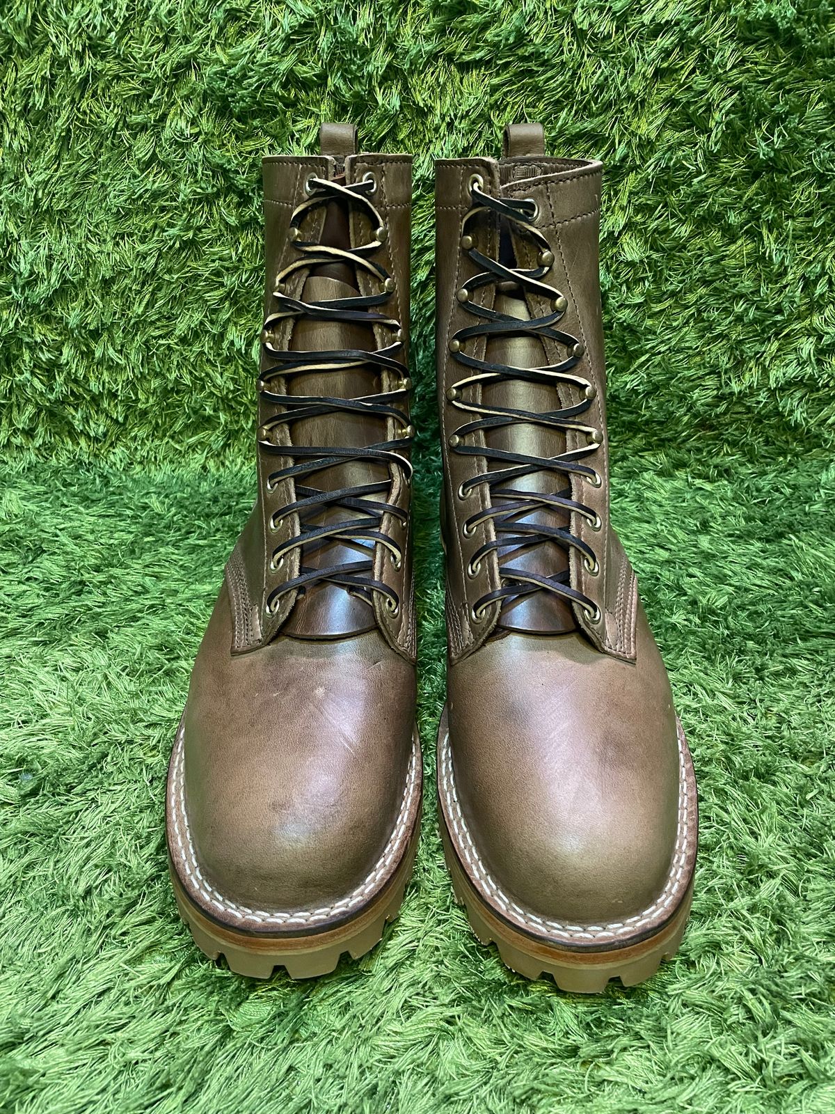 Photo by ungulated on October 1, 2023 of the Nicks Unknown Model in Horween Natural Chromexcel.