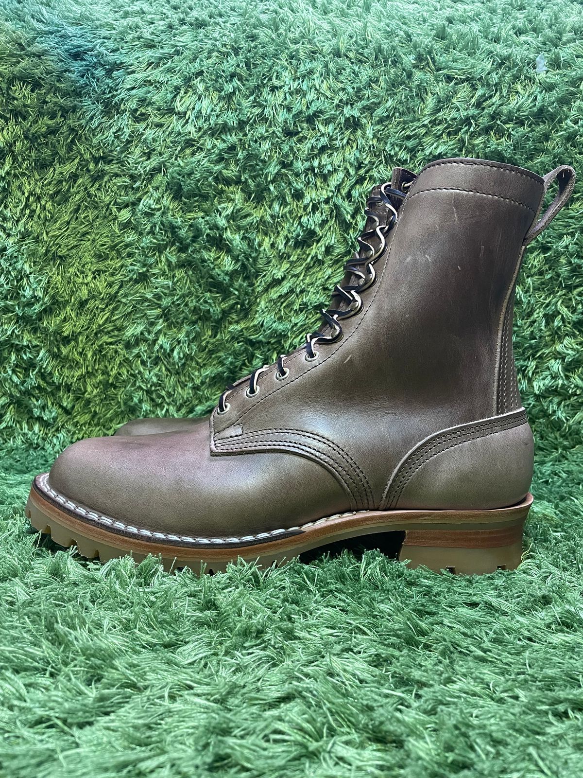 Photo by ungulated on October 1, 2023 of the Nicks Unknown Model in Horween Natural Chromexcel.