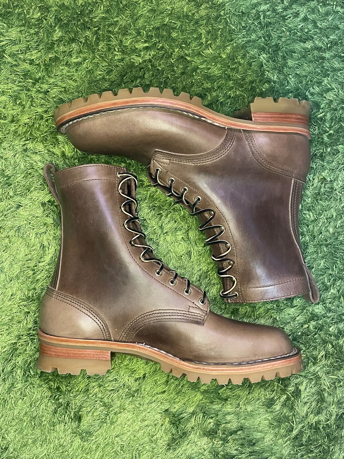 Photo by ungulated on October 1, 2023 of the Nicks Unknown Model in Horween Natural Chromexcel.