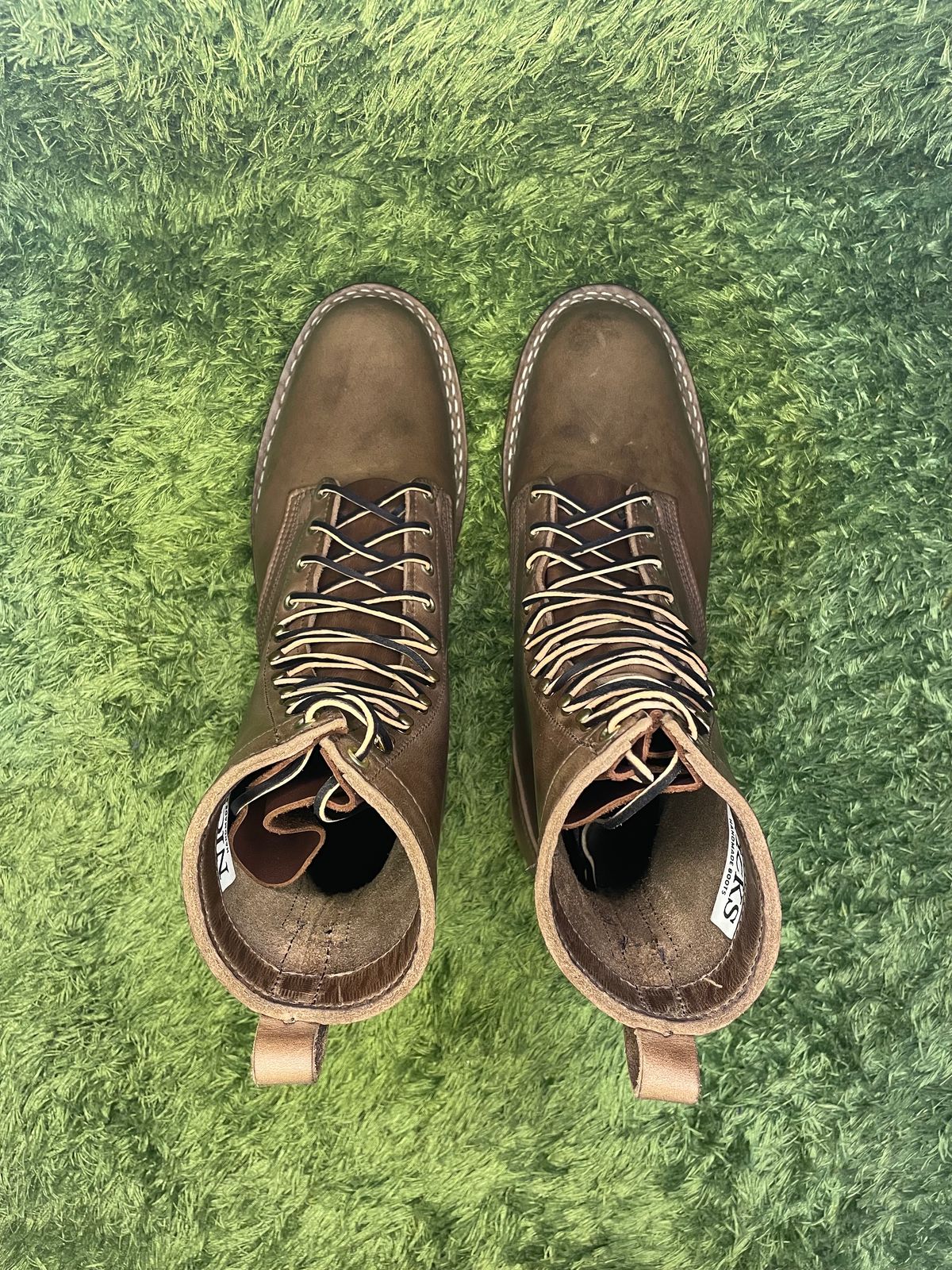 Photo by ungulated on October 1, 2023 of the Nicks Unknown Model in Horween Natural Chromexcel.
