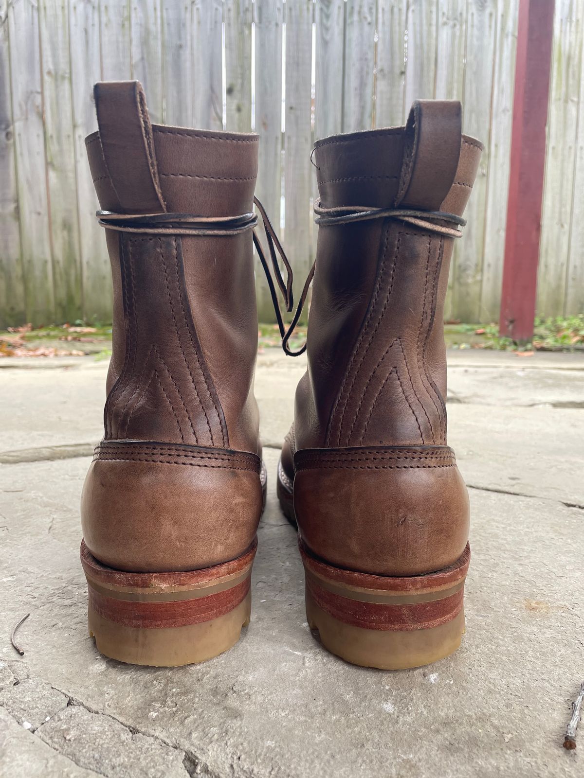 Photo by ungulated on November 2, 2023 of the Nicks Unknown Model in Horween Natural Chromexcel.
