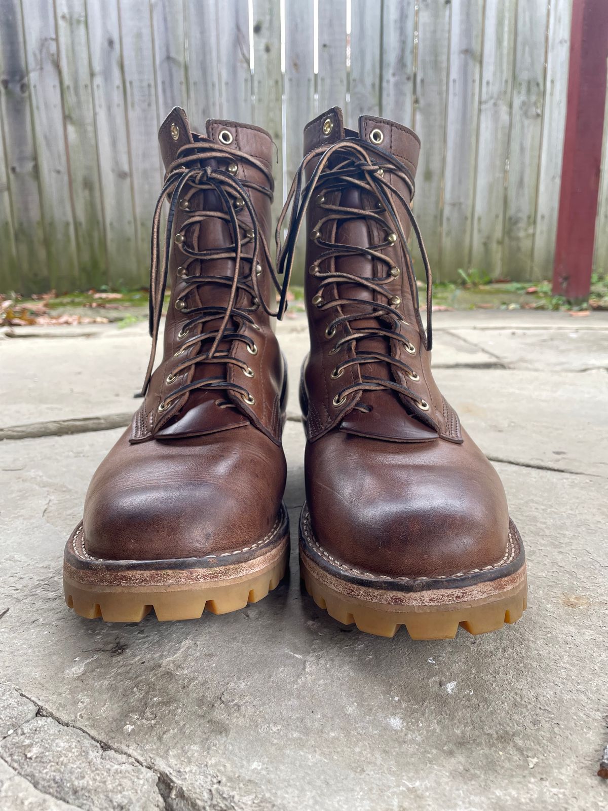 Photo by ungulated on November 2, 2023 of the Nicks Unknown Model in Horween Natural Chromexcel.