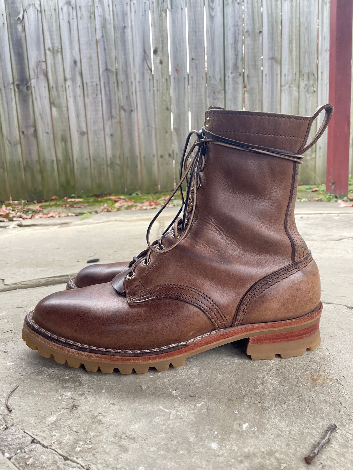 Photo by ungulated on November 2, 2023 of the Nicks Unknown Model in Horween Natural Chromexcel.