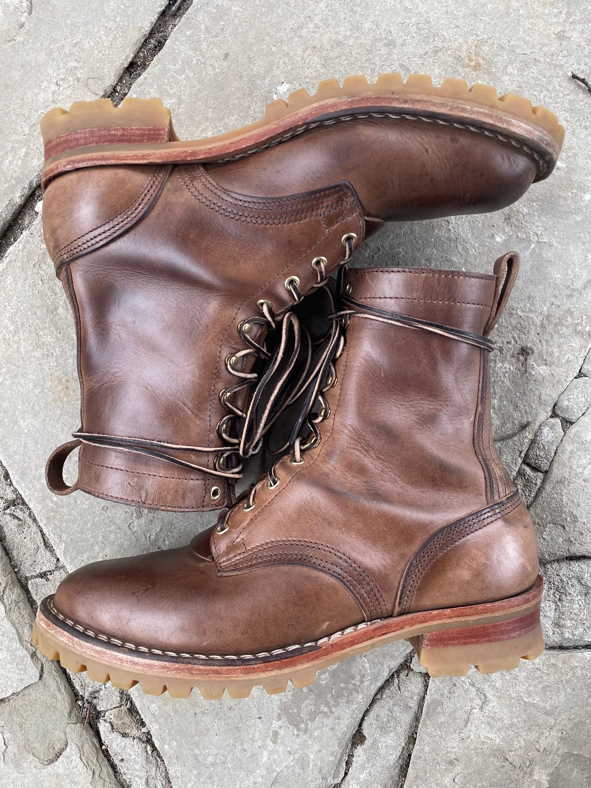 Photo by ungulated on November 2, 2023 of the Nicks Unknown Model in Horween Natural Chromexcel.