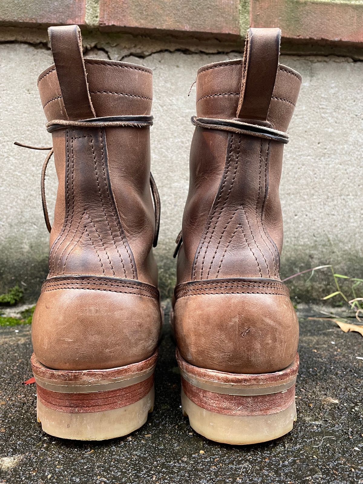 Photo by ungulated on December 2, 2023 of the Nicks Unknown Model in Horween Natural Chromexcel.
