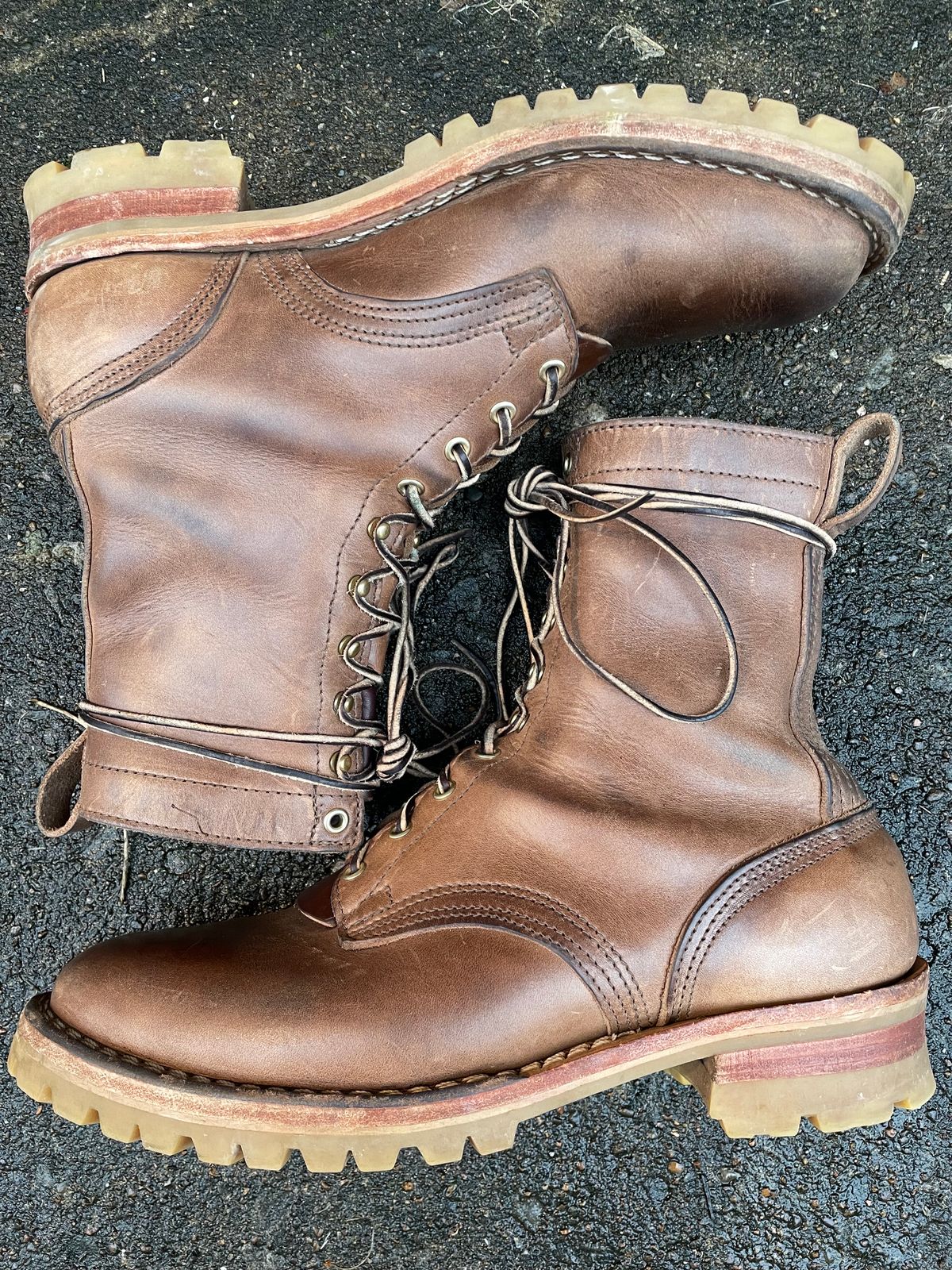 Photo by ungulated on December 2, 2023 of the Nicks Unknown Model in Horween Natural Chromexcel.