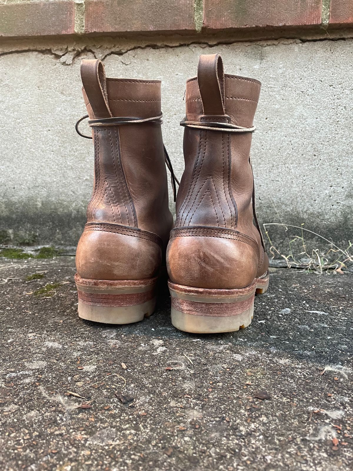 Photo by ungulated on January 5, 2024 of the Nicks Unknown Model in Horween Natural Chromexcel.