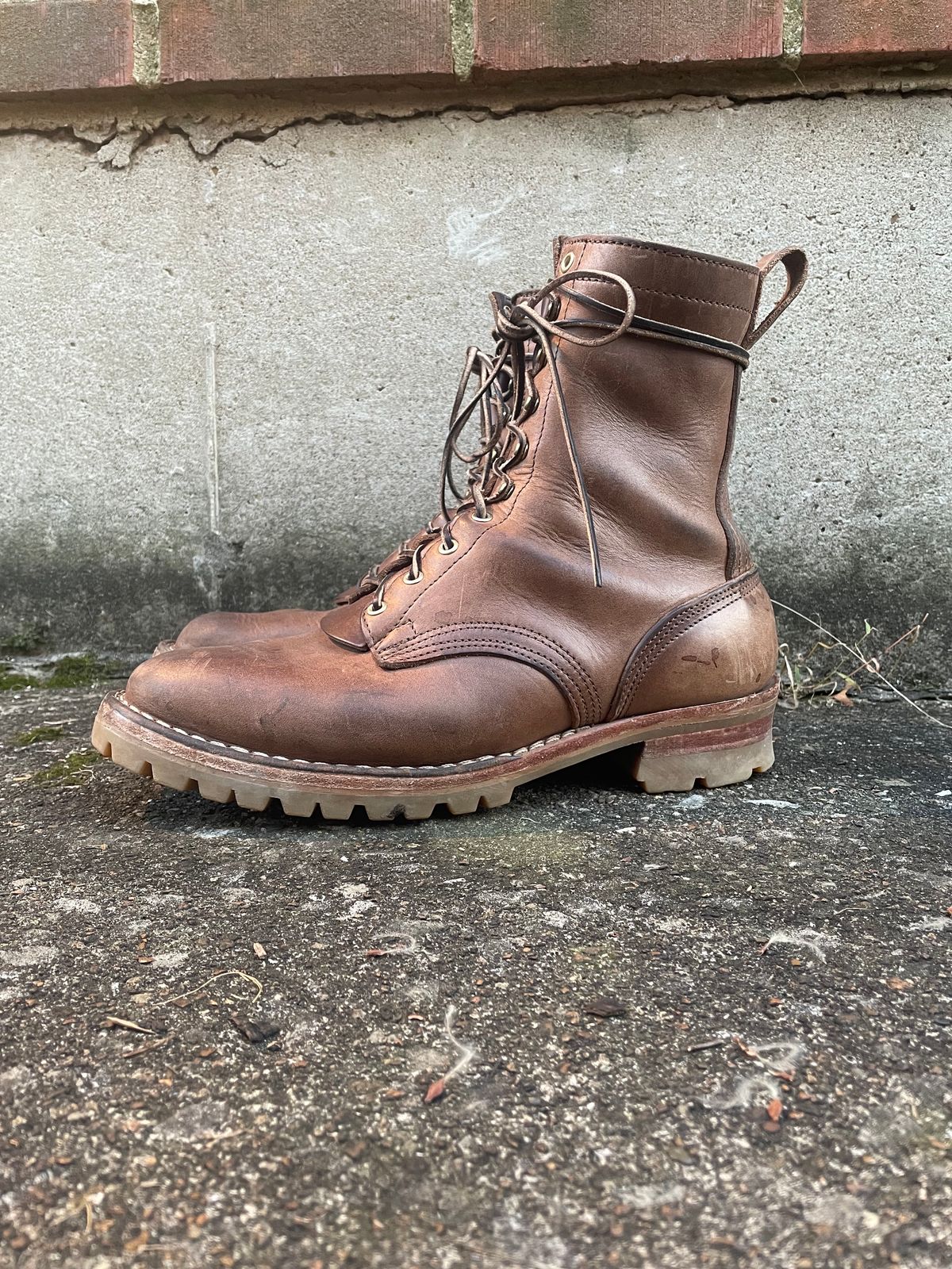 Photo by ungulated on January 5, 2024 of the Nicks Unknown Model in Horween Natural Chromexcel.