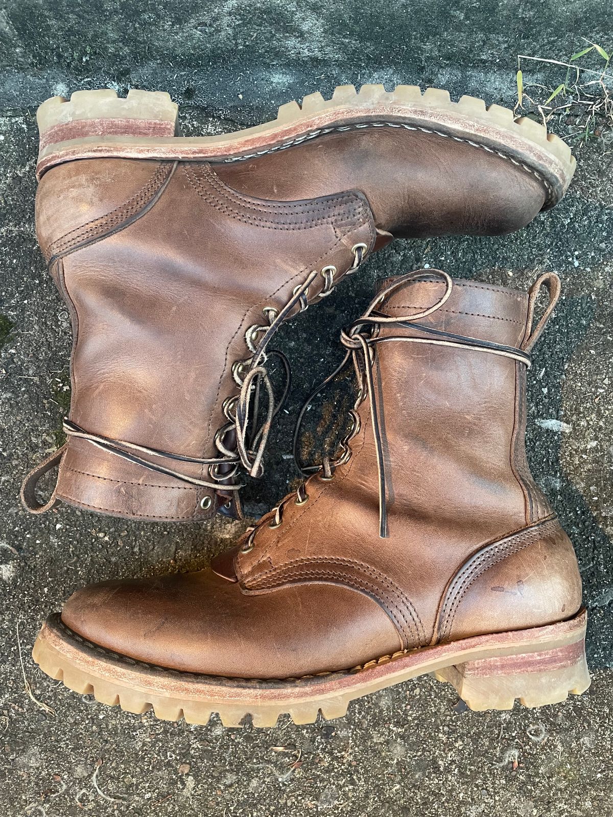 Photo by ungulated on January 5, 2024 of the Nicks Unknown Model in Horween Natural Chromexcel.