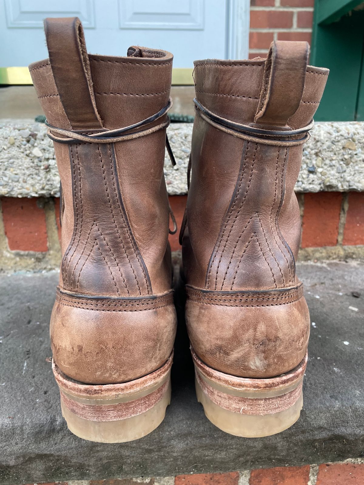 Photo by ungulated on February 4, 2024 of the Nicks Unknown Model in Horween Natural Chromexcel.