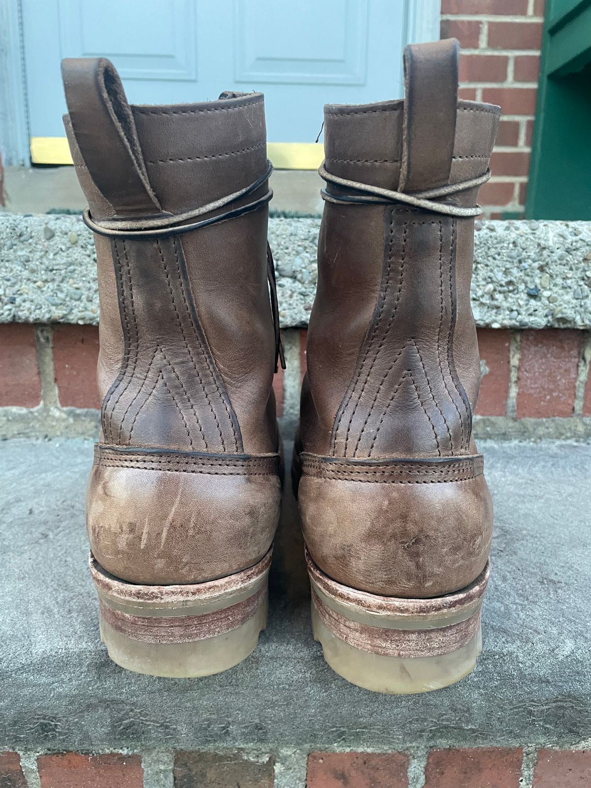 Photo by ungulated on March 4, 2024 of the Nicks Unknown Model in Horween Natural Chromexcel.