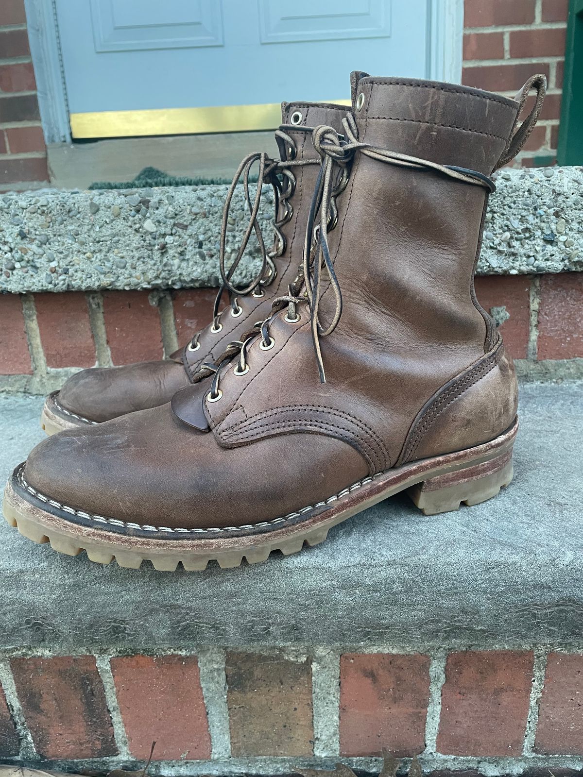 Photo by ungulated on March 4, 2024 of the Nicks Unknown Model in Horween Natural Chromexcel.