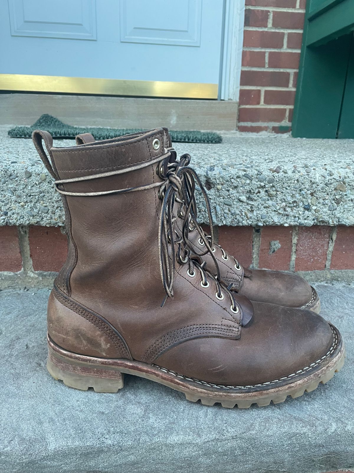 Photo by ungulated on March 4, 2024 of the Nicks Unknown Model in Horween Natural Chromexcel.