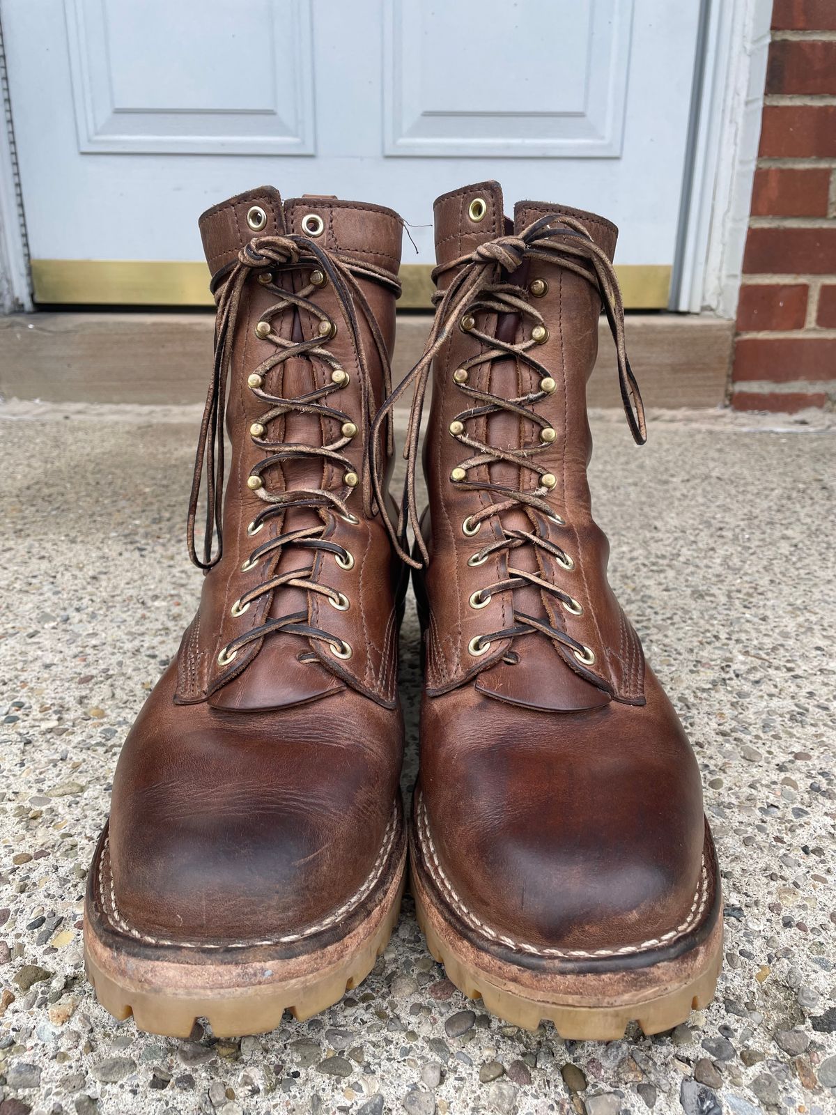 Photo by ungulated on April 4, 2024 of the Nicks Unknown Model in Horween Natural Chromexcel.