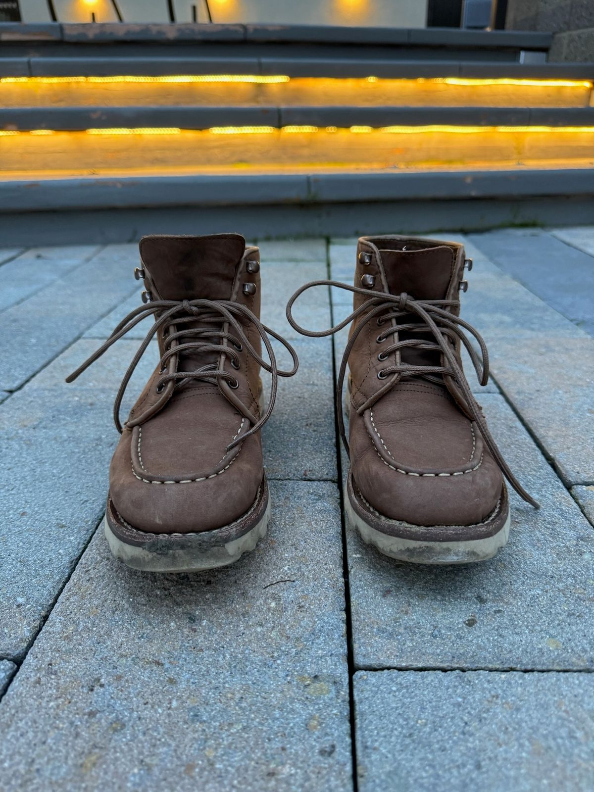 Photo by jarmul22 on March 5, 2024 of the Thursday Diplomat in Pebble WeatherSafe Nubuck.