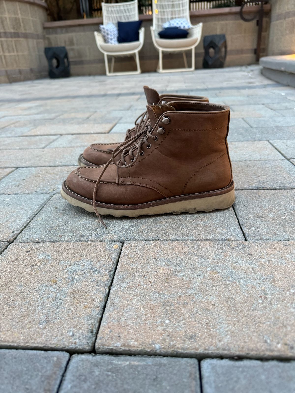 Photo by jarmul22 on March 5, 2024 of the Thursday Diplomat in Pebble WeatherSafe Nubuck.