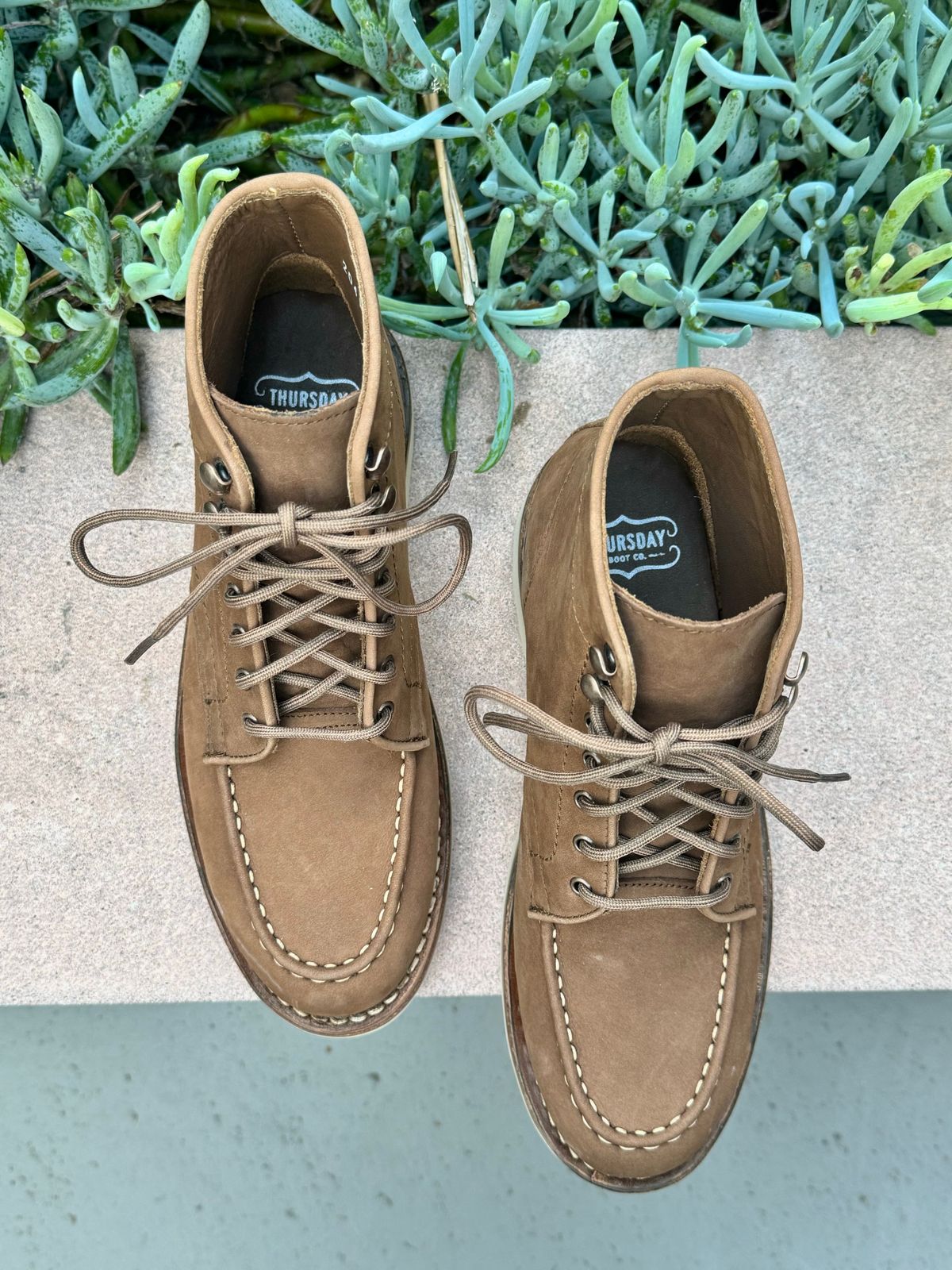 Photo by jarmul22 on October 10, 2023 of the Thursday Diplomat in Pebble WeatherSafe Nubuck.