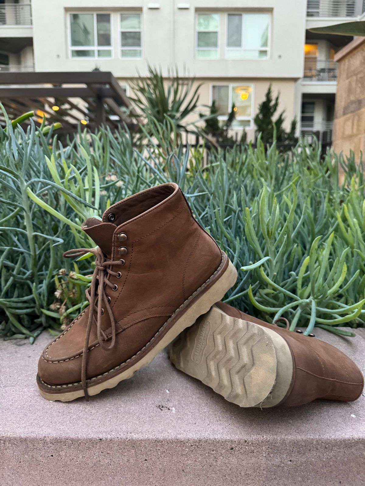 Photo by jarmul22 on December 5, 2023 of the Thursday Diplomat in Pebble WeatherSafe Nubuck.