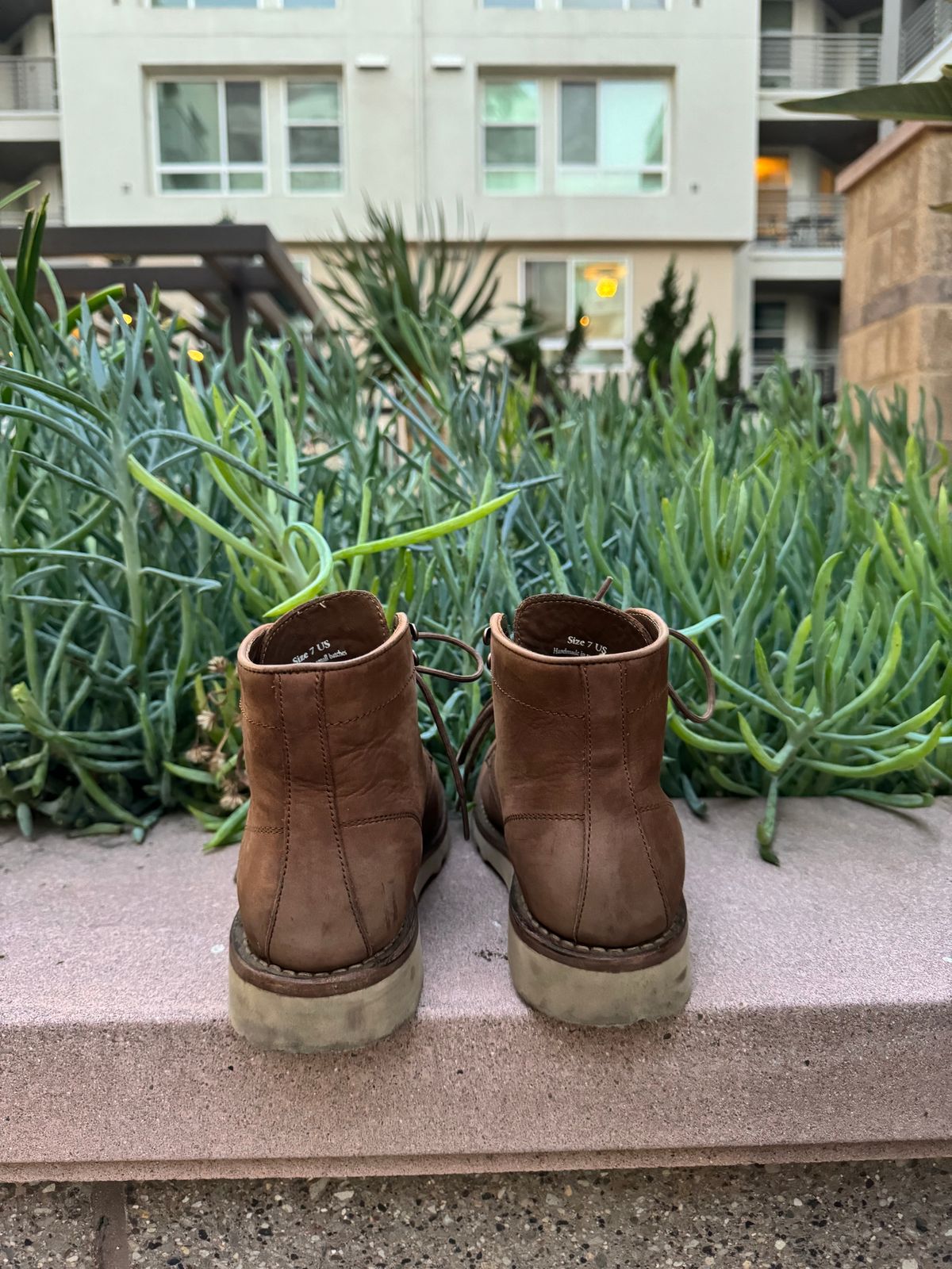 Photo by jarmul22 on December 5, 2023 of the Thursday Diplomat in Pebble WeatherSafe Nubuck.