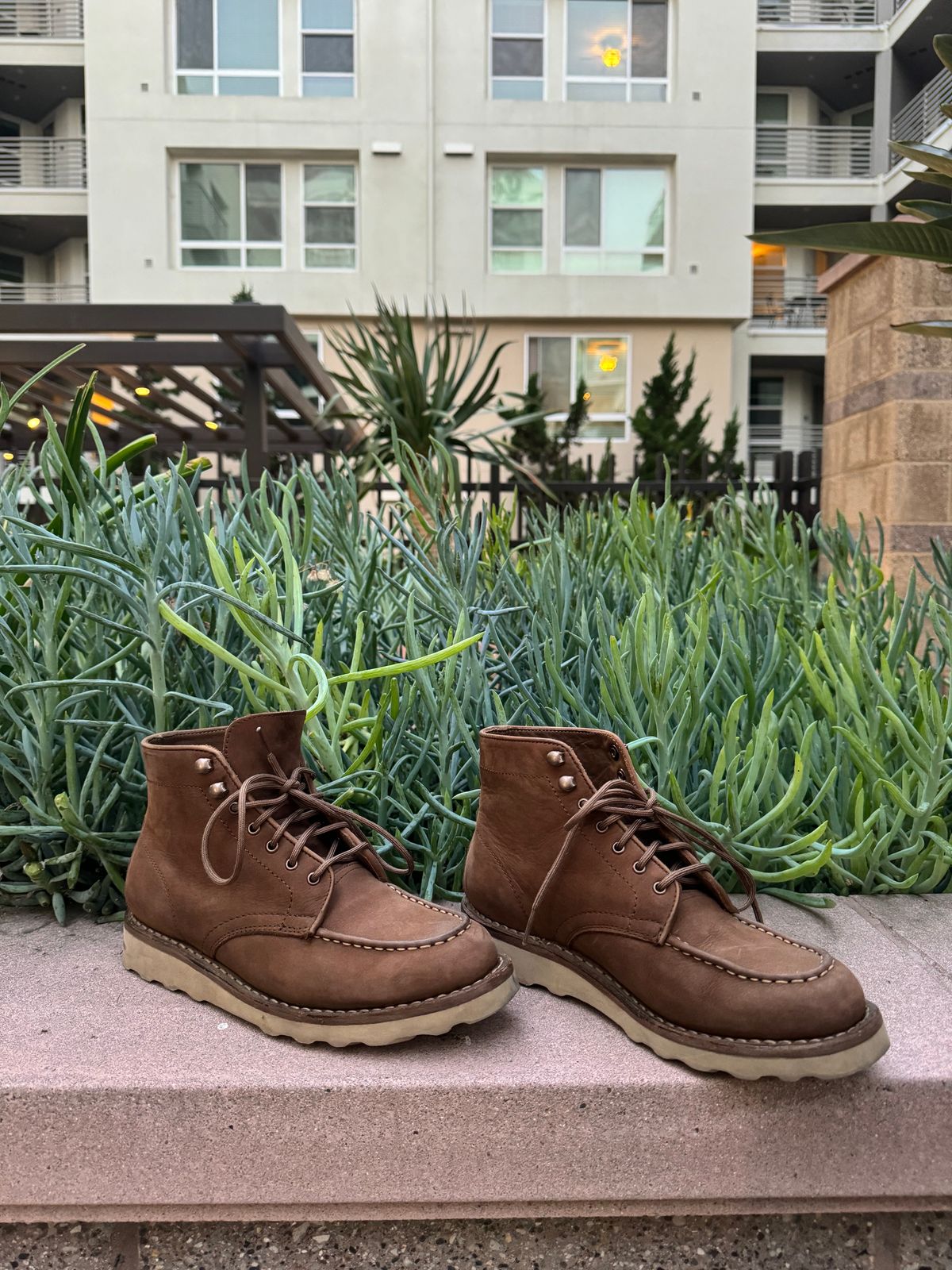 Photo by jarmul22 on December 5, 2023 of the Thursday Diplomat in Pebble WeatherSafe Nubuck.