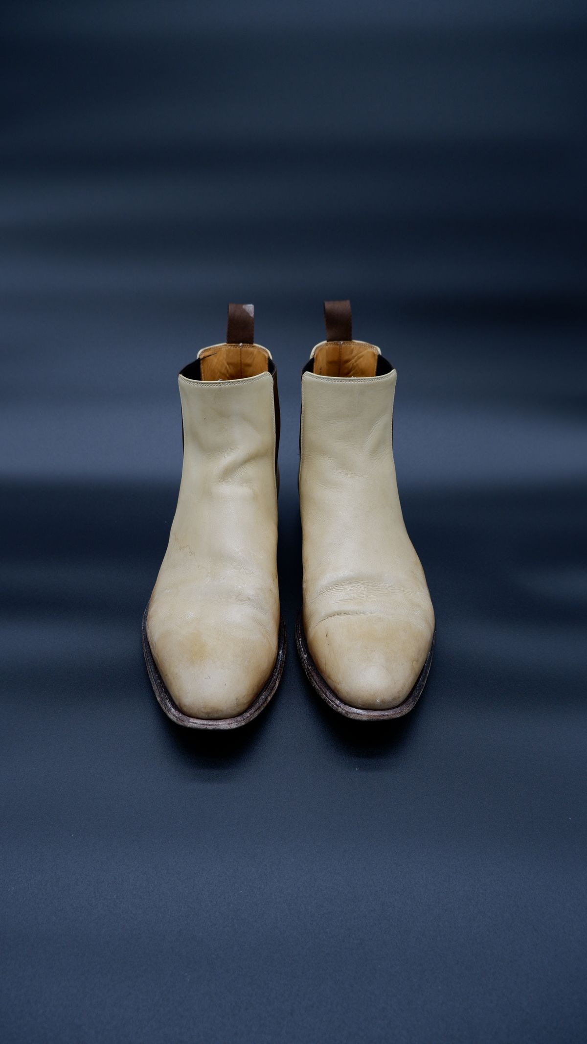 Photo by jarmul22 on January 6, 2023 of the Carlos Santos Norris 7902 in Du Puy Patina Crust "Dyeable" French Calf.