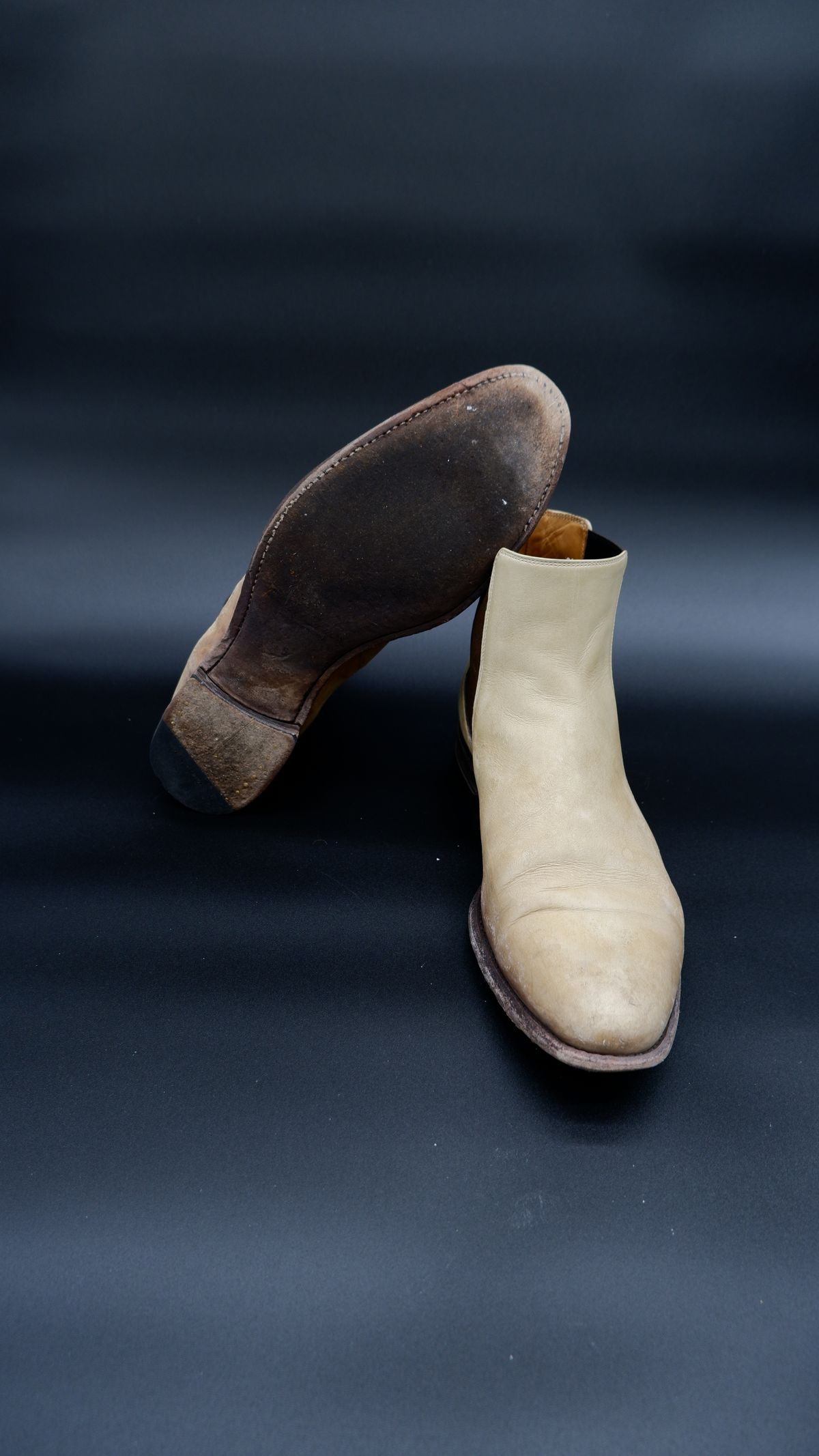 Photo by jarmul22 on February 6, 2023 of the Carlos Santos Norris 7902 in Du Puy Patina Crust "Dyeable" French Calf.