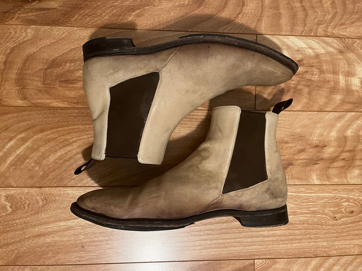 Photo by jarmul22 on March 6, 2023 of the Carlos Santos Norris 7902 in Du Puy Patina Crust "Dyeable" French Calf.