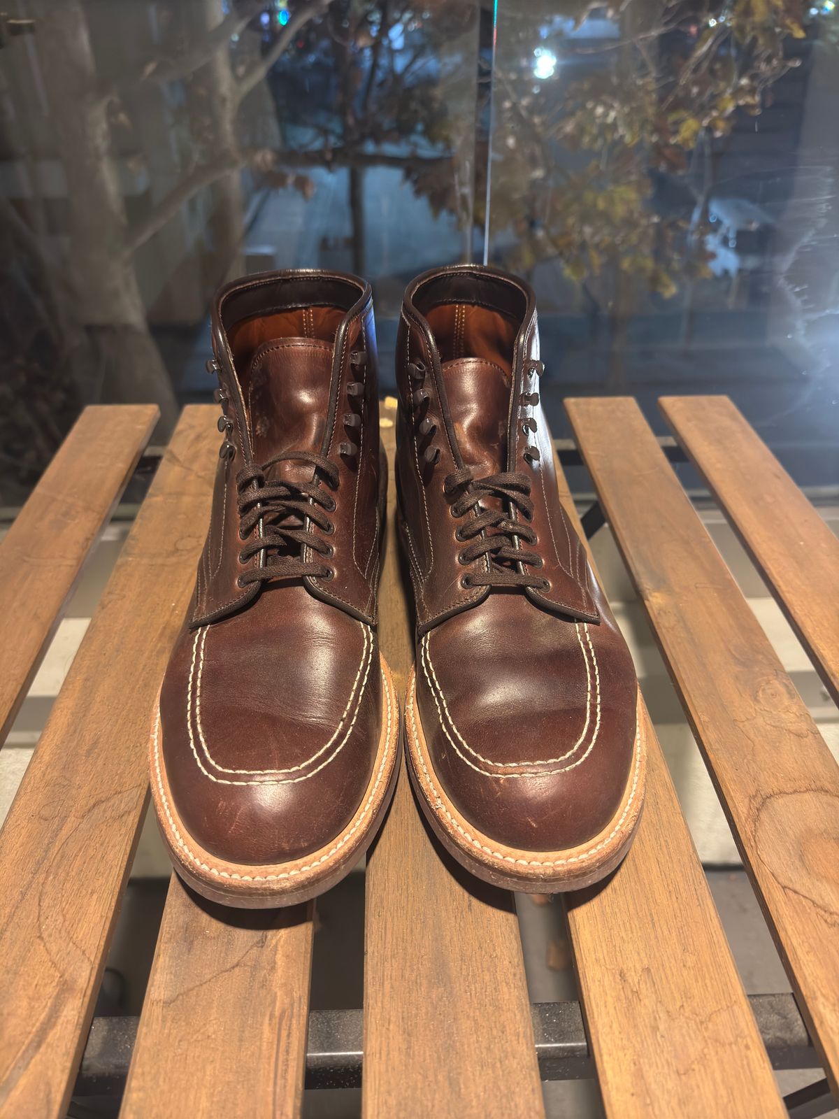 Photo by jarmul22 on November 6, 2024 of the Alden Indy Boot in Brown Analine Pull Up.